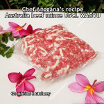 Australia beef mince 85CL Anggana's WAGYU daging sapi giling frozen price/pack 500gr